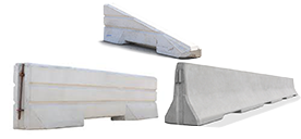 Heavy-duty road barrier