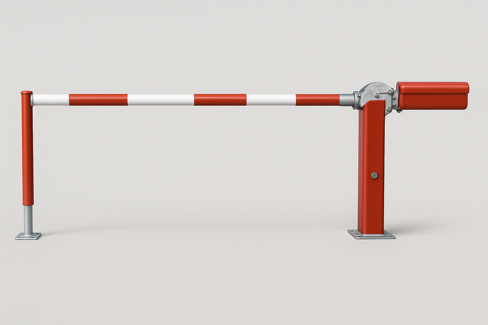 Barrier with counterweight