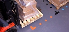 Floor marking shapes