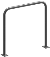 Bøyler av stålrør Ø 48 mm, uten tverrstang