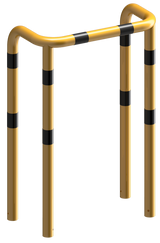 Påkjøringsbøyle, Dobbel Bøyle Ø 76 mm