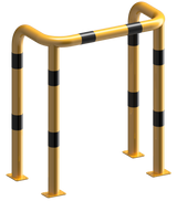 Påkjøringsbøyle, Dobbel Bøyle Ø 76 mm