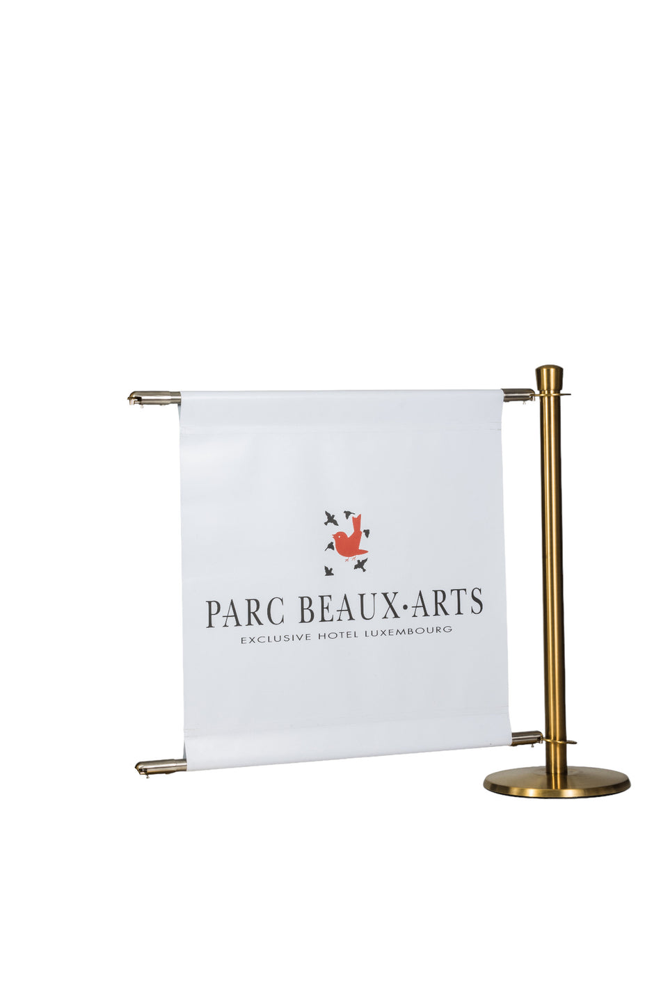 Forlengelsessett for Flexibarrier Café Barrier – Premium– 2000mm | Tilpasset trykt banner