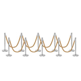Flexibarrier Stolpe & Tau Barrier Premium Sett - inkludert tvinnede tau