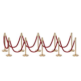 Flexibarrier Stolpe & Tau Barrier Premium Sett - inkludert tvinnede tau
