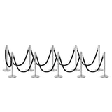 Flexibarrier Stolpe & Tau Barrier Premium Sett - inkludert tvinnede tau
