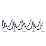 Flexibarrier Stolpe & Tau Barrier Premium Sett - inkludert tvinnede tau