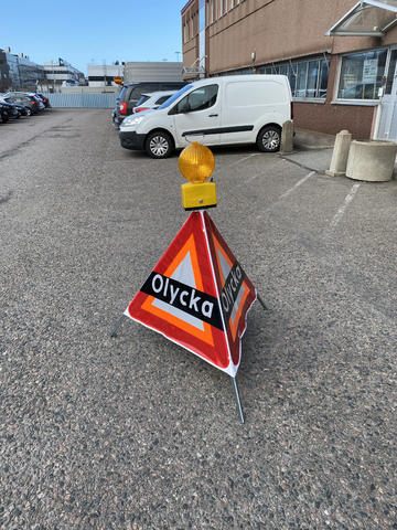 Varsellampe for sammenleggbart sikkerhetstelt – Dobbelsidig blinkende fyrtårn