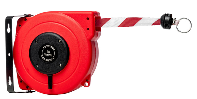 Flexibarrier Sikkerhetsbarriere Rull - Kraftig barrierebelte (9-18m)