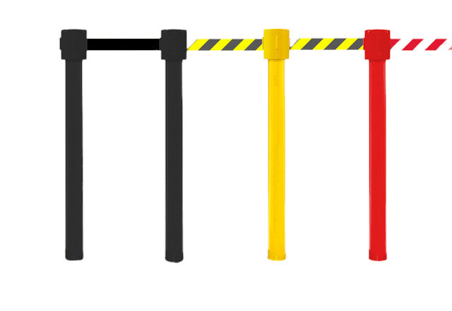 Erstatningsstolpe – Flexibarrier Outdoor 1050 / SafetyPlus 1050 (10,6 m bånd, uten base)