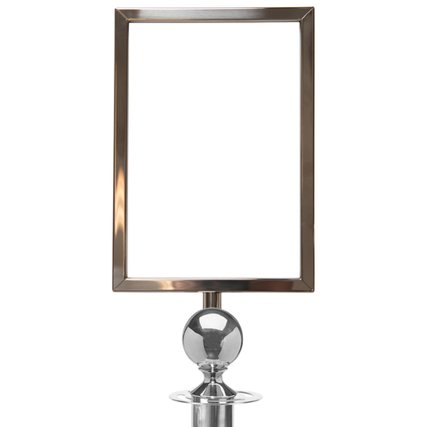 Skiltramme A4 –Ball Top– for Flexibarrier tauavsperringsstolper