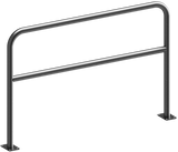 Bøyler av stålrør med tverrstang (Ø48mm)