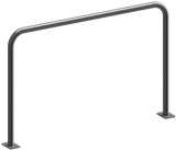 Bøyler av stålrør Ø 48 mm, uten tverrstang