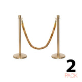 Flexibarrier Stolpe & Tau Barrier Premium Sett - inkludert tvinnede tau