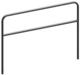 Bøyler av stålrør med tverrstang (Ø48mm)