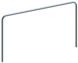 Bøyler av stålrør Ø 48 mm, uten tverrstang