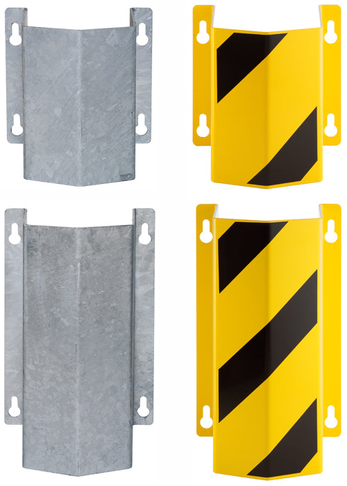 Rørbeskytter -Little Mountain- laget av stål, for veggmontering, galvanisert eller gul/svart