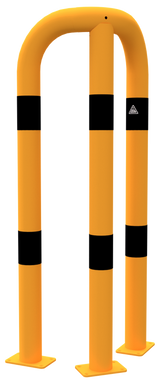 Anti-dytt Bøyle 90° Lik-sidet (Ø 76 mm)