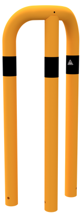 Anti-dytt Bøyle 90° Lik-sidet (Ø 76 mm)