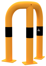 Anti-dytt Bøyle 90° Lik-sidet (Ø 76 mm)