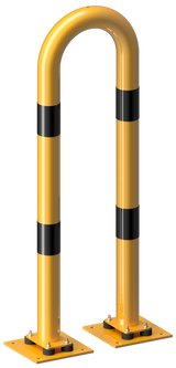 Anti-dytt Bøyle, Fleksibel, Vippbar - Solid - Ø 76 mm