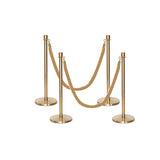 Flexibarrier Stolpe & Tau Barrier Premium Sett - inkludert tvinnede tau