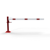 Svingbarriere med forsterkning av trekkline