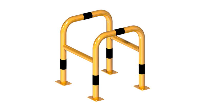 Påkjøringsbøyle for søyler/pilarer