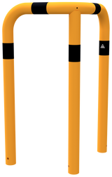 Anti-dytt Bøyle 90° Lik-sidet (Ø 76 mm)