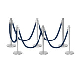Flexibarrier Stolpe & Tau Barrier Premium Sett - inkludert tvinnede tau