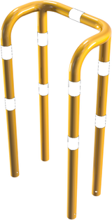 Påkjøringsbøyle, Dobbel Bøyle Ø 76 mm