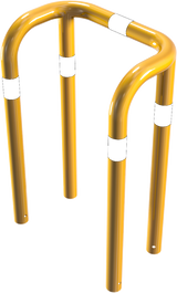 Påkjøringsbøyle, Dobbel Bøyle Ø 76 mm