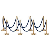 Flexibarrier Stolpe & Tau Barrier Premium Sett - inkludert tvinnede tau