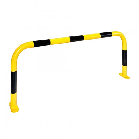 Black Bull Protection Guard mat, medium-duty indoor use, 600 x 1500 mm, yellow and black color.