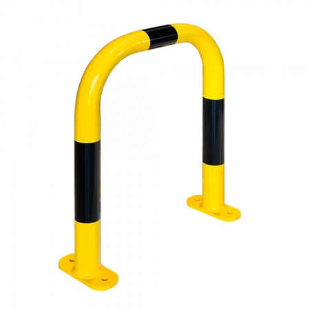 Black Bull Protection Guard mat, medium-duty indoor use, 600 x 500 mm, yellow and black color.