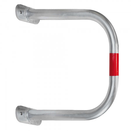 BLACK BULL SafeWall Protection Guard - Outdoor Use - 600 x 500mm - Silver with Red Reflective Bands