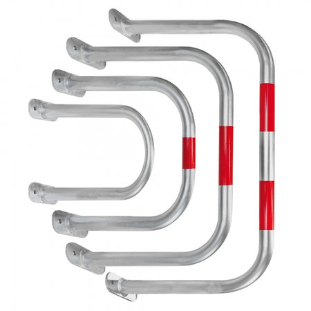 BLACK BULL SafeWall Protection Guard Outdoor Use - Silver with Red Reflective Bands