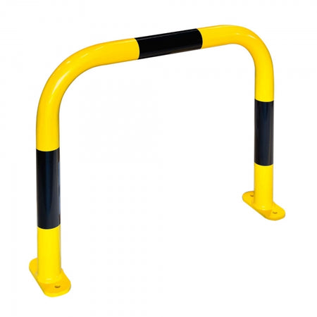 Black Bull Protection Guard mat, medium-duty outdoor use, 600 x 750 mm, yellow and black color.