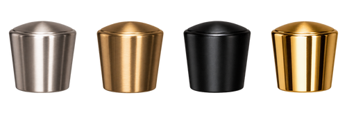 Kroneformet topplokk til erstatning for Flexibarrier Premium Taustolpe