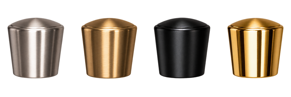 Kroneformet topplokk til erstatning for Flexibarrier Premium Taustolpe