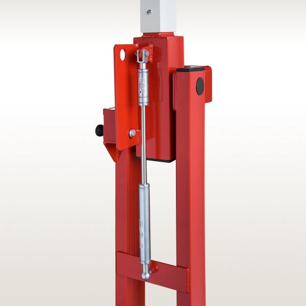 Heavy-duty COMPACT boom barrier with gas strut mechanism for reliable parking and roadway control