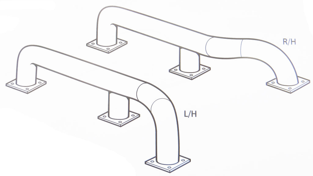 Installed loading bay wheel guides for vehicle positioning