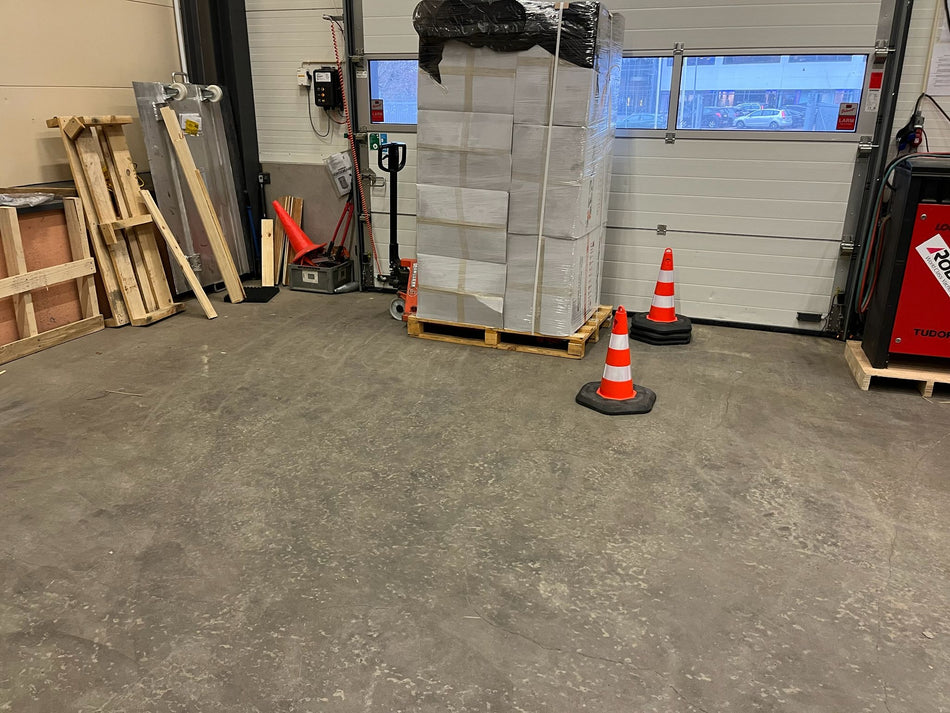 50 cm PVC Trafikkjegle - Dobbelt Reflekterende