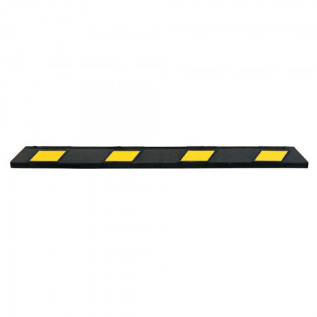 Park-AID Wheel Stop, 1,800 mm, with yellow reflective panels, fixing bolts included