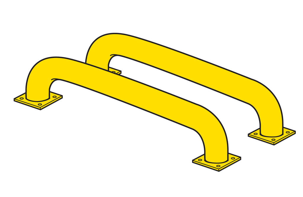 Heavy-duty straight loading bay wheel guides – product image 6