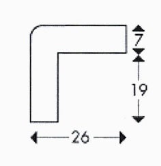 Kantbeskyttelse PROFIL TYPE E – Selvheftende