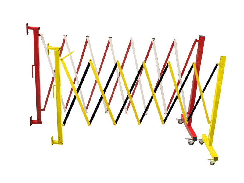 Flexibarrier -Saksegrind- Veggmontert med hjul (3,6 m)