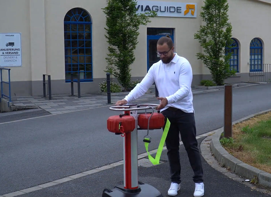 Beltrac Beltestolpe -Jettrac- (2x25m uttrekkbart belte)