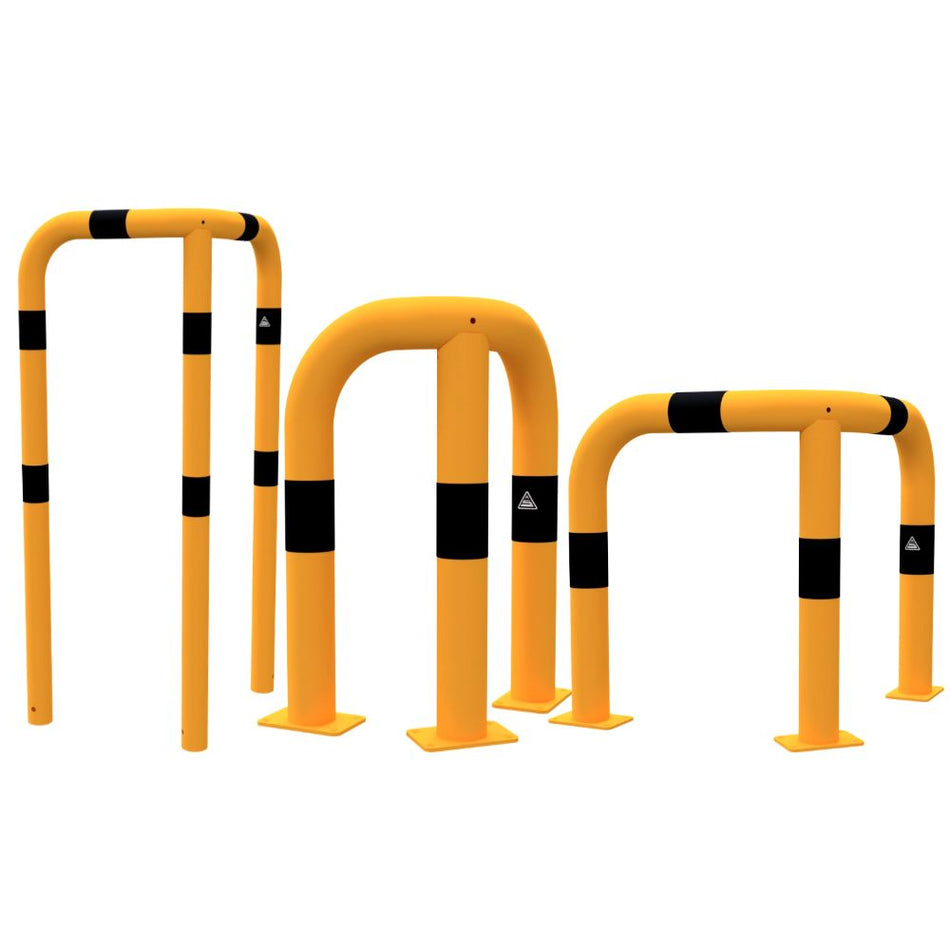 Anti-dytt Bøyle 90° Lik-sidet (Ø 76 mm)