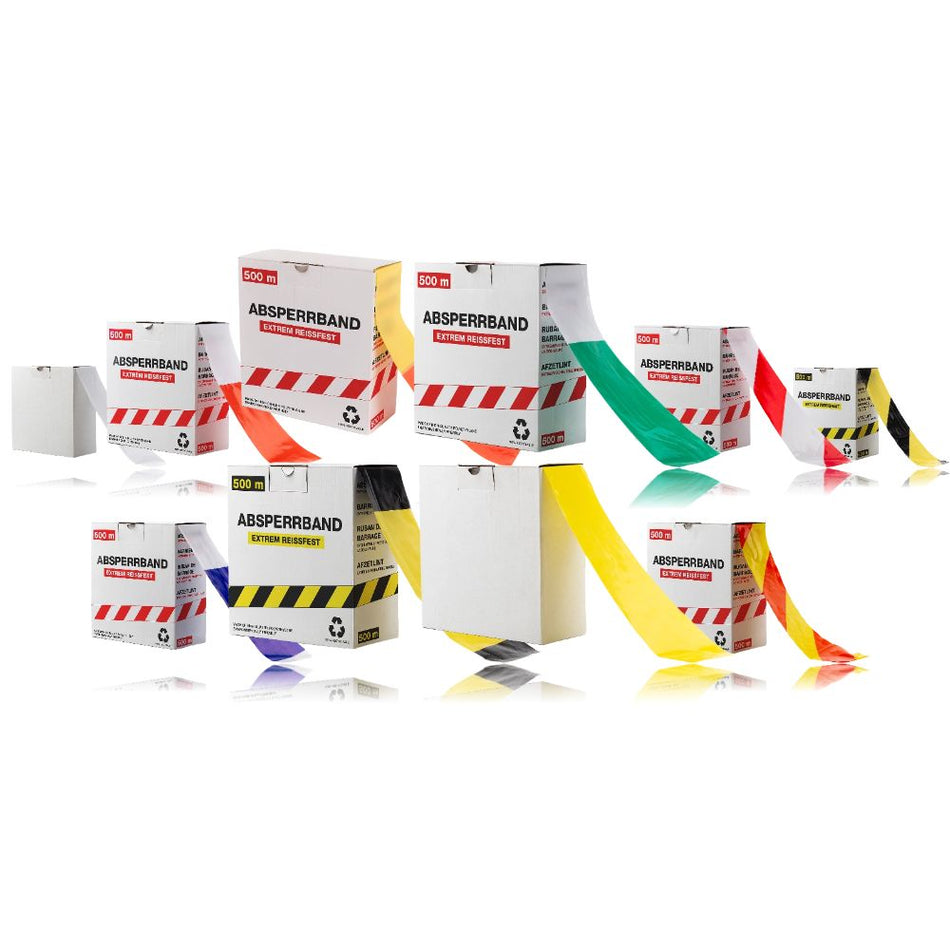 Sperrebånd – Ekstremt Rivesterk – 500m x 80mm (Dobbeltsidig Trykk)